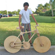 Illustration for article titled High School Student Builds 100% Wooden Bike